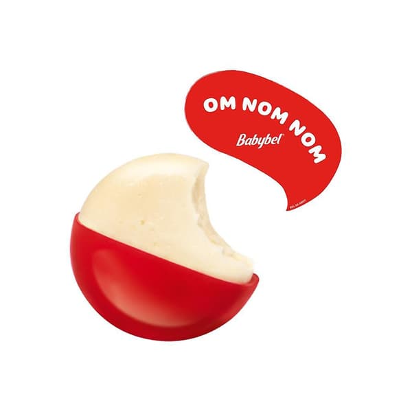Bite Om Nom Nom -puhelinrengas [D] White 3.5cm x 4.5cm