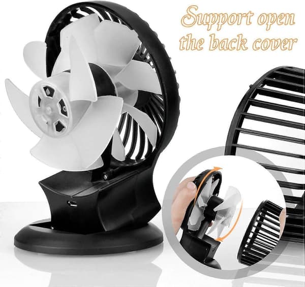 2024 Egnet USB Mini Ventilator USB Drevet Fleksibel Mini Køleventilator til Laptop, Desktop, Powerbank[D]