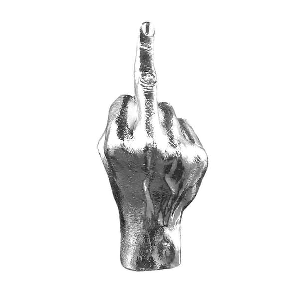 Harts Finger Skulptur Skrivbords Prydnad Hand Gest Staty Heminredning[D]