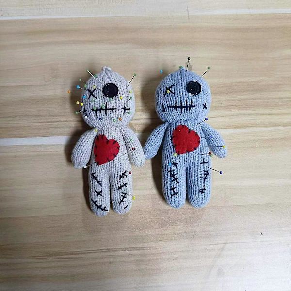 Halloween Skräck Voodoo Dockor Majic Krypande Spöke Sträng Plysch Nålhållare Horror Julpynt För Häxkonst Trick