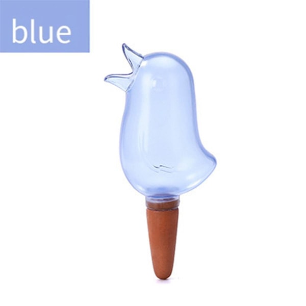 Högkvalitativ Automatisk Blomvattnare, Växtvattnare, Fågelformad Handblåst Plastballong Blue