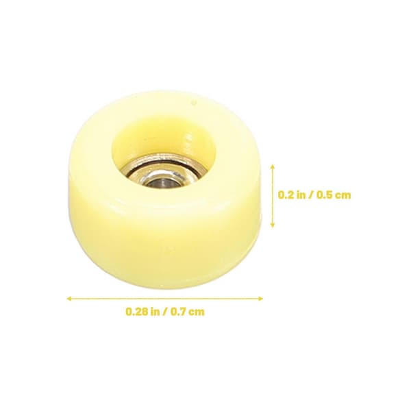 Fingerboard Trucks 34 mm Finger Roller Model til Børn 4 stk. Pædagogisk Fingerlegetøj[D]