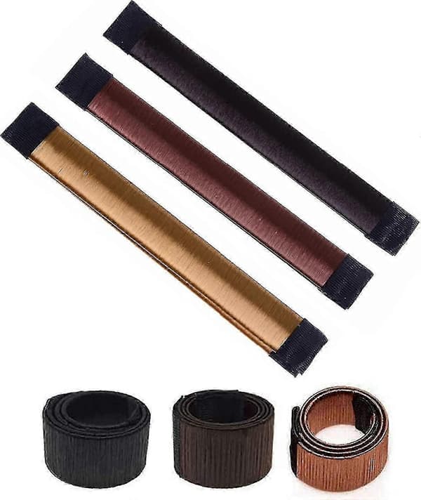 2-pack hårstylingstillbehör, hårknutfläta för flickor 2025[D]