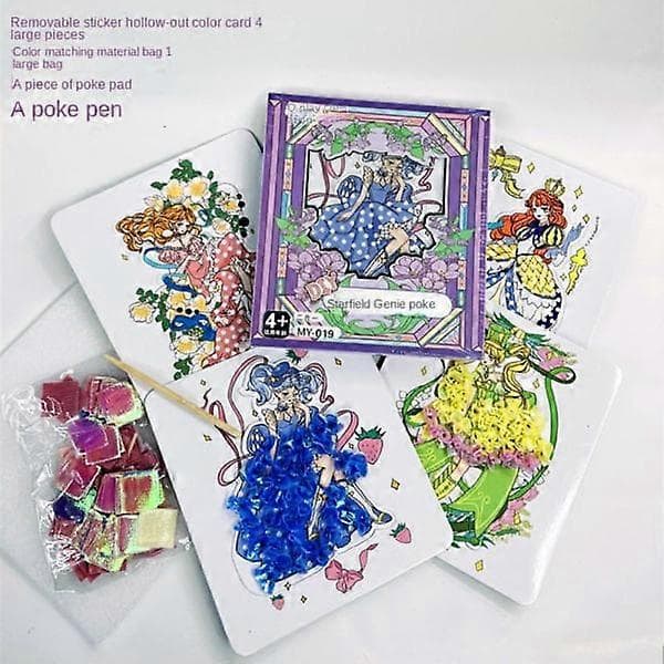 Poke Art DIY leksaker pedagogiskt Poke MålningsSET 2 SET 2 Set 2[D]