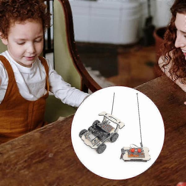 DIY Tre RC Bil Modellsett - Ingeniørleker for Bygging, Flotte Gaver[D]