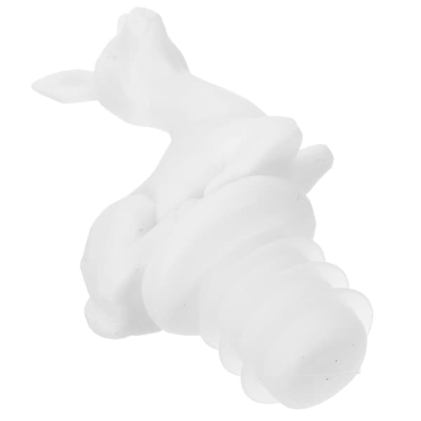 Guangmc Renvinflaska Propp Älg Jul Silikon Djurplugg[D] White