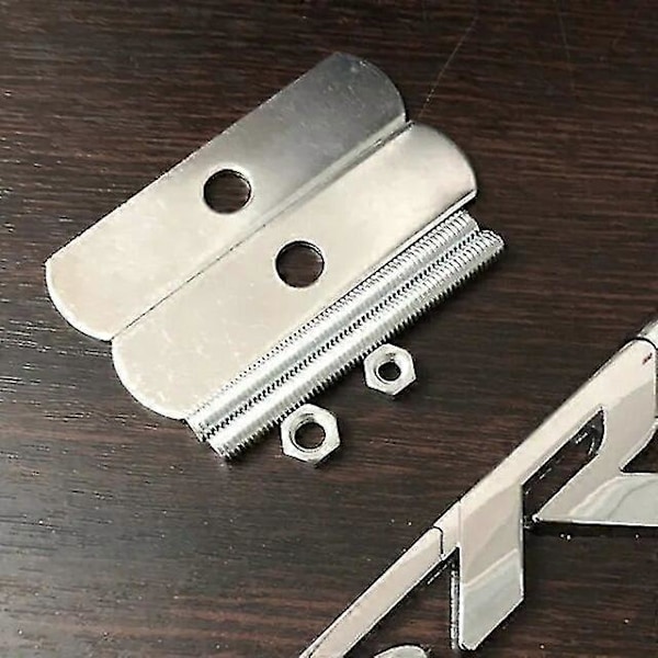3D Metal Bil Forgrill Emblem Badge Klistermærker Til Grand Cherokee Chrysler 300c Dodge Charger SRT Logo Grill Tilbehør Silver