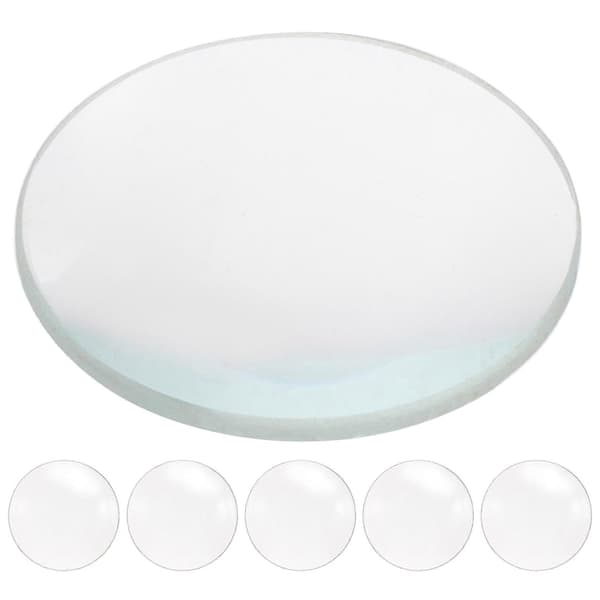 5 stk. dobbelt konveks glaslinse optisk linse 50 mm diameter 100 mm brændvidde til laboratorier[D] 5pcs