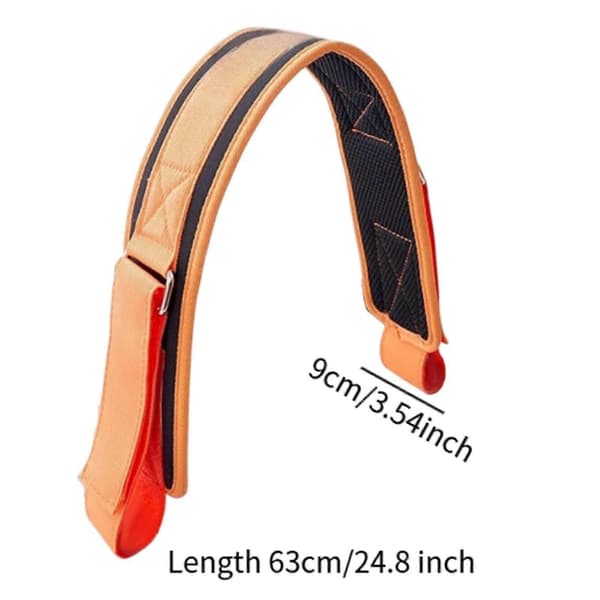 Butt Thrust Bælte til Håndvægte til Kvinder Træning til Fitness Lunges Workout Sort[D] Orange 63cmx9cm
