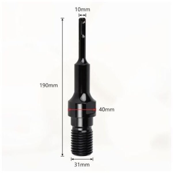SDS Plus-adapter til 1 1/4\" UNC diamantkerneborebit, adapter til kernebor 1934CM 0.05