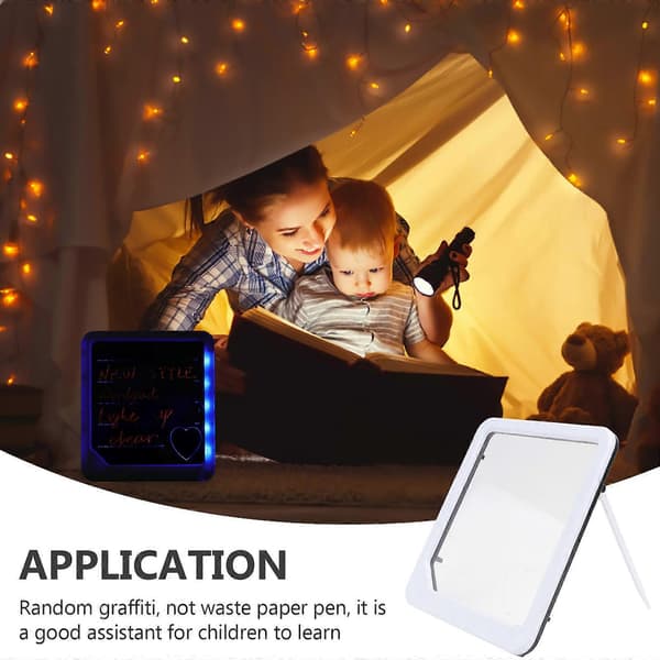 LED Doodle Board Pædagogisk Legetøj Skriveplade til Børn 1 Sæt[D]