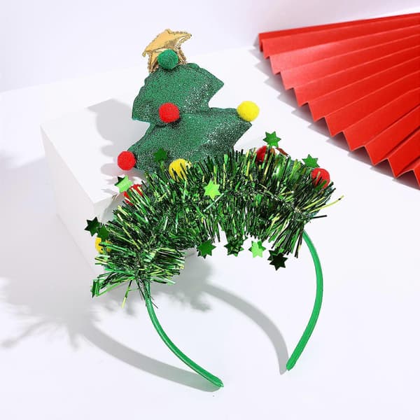 Gjenbrukbart Julehodeplagg Juletreformede Hodebånd Hårtilbehør For Familiebilder Temafester[D] B