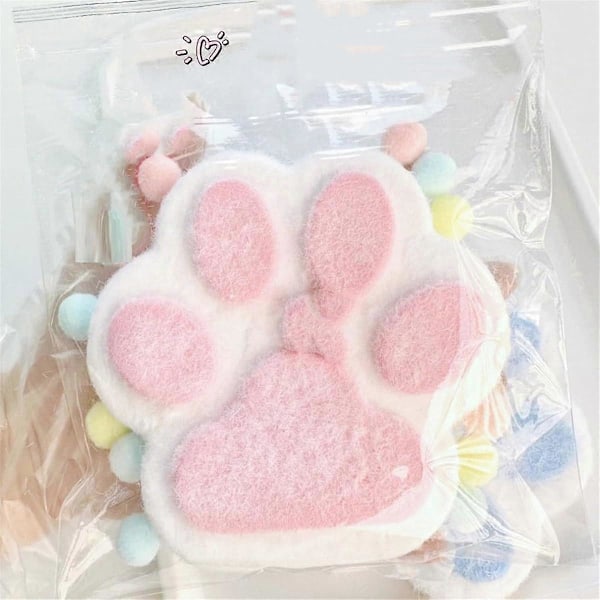 Handgjorda Taba Squishy Stor Katt Tass Silikon Klämleksaker för Stresslindring, Katt Tass Jätte Tass Squishy Sensoriska Leksaker för Ångest & Avkoppling [D] Pink