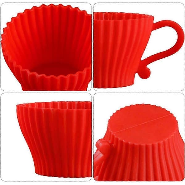 Cupcakeforme Muffinforme til bagning Brug 15 stk. silikone non-stick kopper[D]