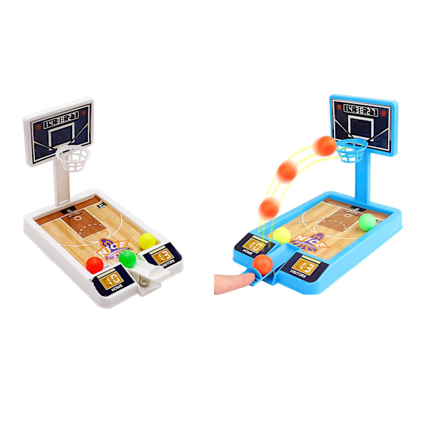 2024 NY, Bordfodboldspil Legetøj, Kontor Desktop Basketball Party Favors, Nyhed Basketball Skydespil til Voksne, Bedste Gaveidé til Drenge White