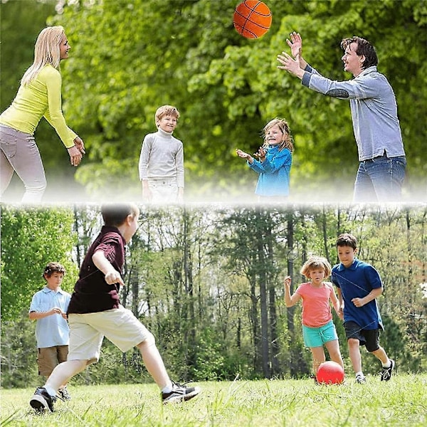 Tyst Basketboll för inomhus, tyst träningsboll, obehandlad, hög elasticitet, leksaker, gåvor
