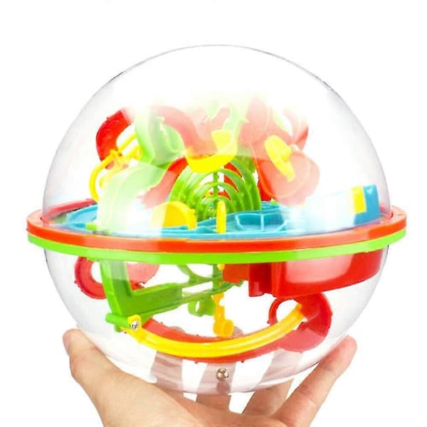 3D-pallopalapeli labyrinttilelu 100 haastavalla esteellä lapsille[D]