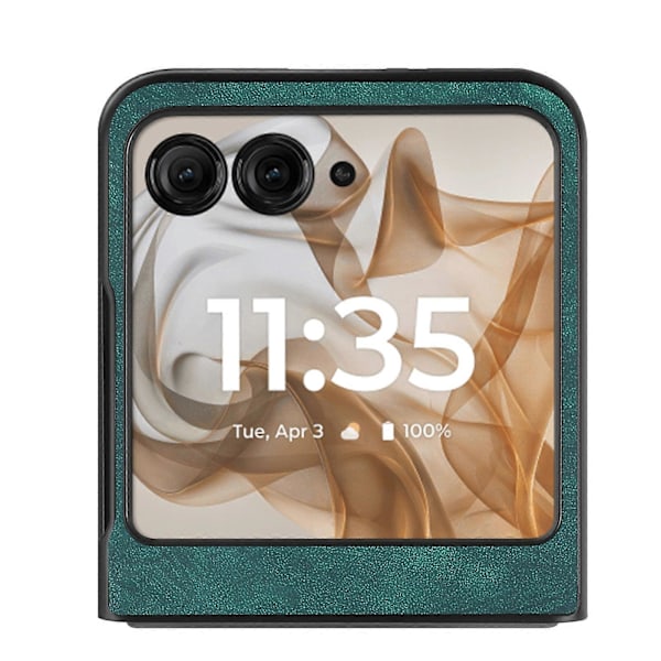 Läderfodral för Motorola Razr 50 Green