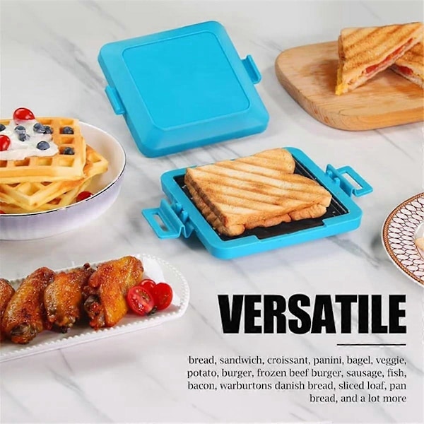 Mikroaaltouunitoastin, Toastie Maker Mikrossa, Mikroaaltouunitoastin Sandwich Maker, Mikroaaltouunitoastin Sandwich Maker