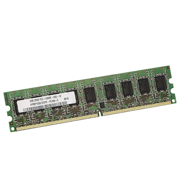 2x 2GB DDR2 RAM-minne 667MHz PC2 5300 ECC DIMM 240 stift för Intel Desktop RAM Memoria