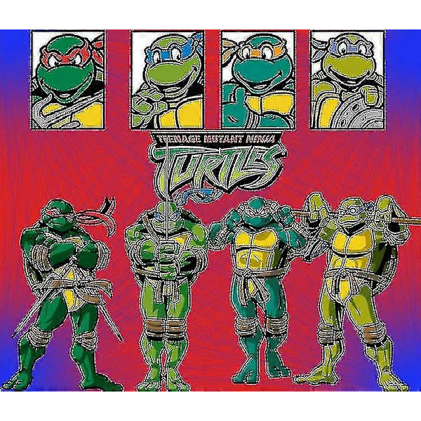 Sköldpaddor Plysch Plushie Samlarobjekt Ninja Plushies (Donatello)