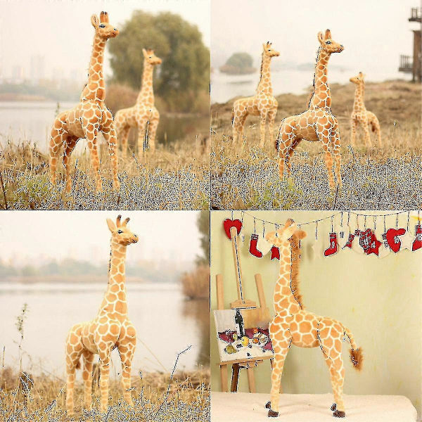 60/70cm Pehmogiraffe-nukke Jättimäinen Suuri Täytetty Eläin Pehmeä Lasten Lelu[D] 70cm