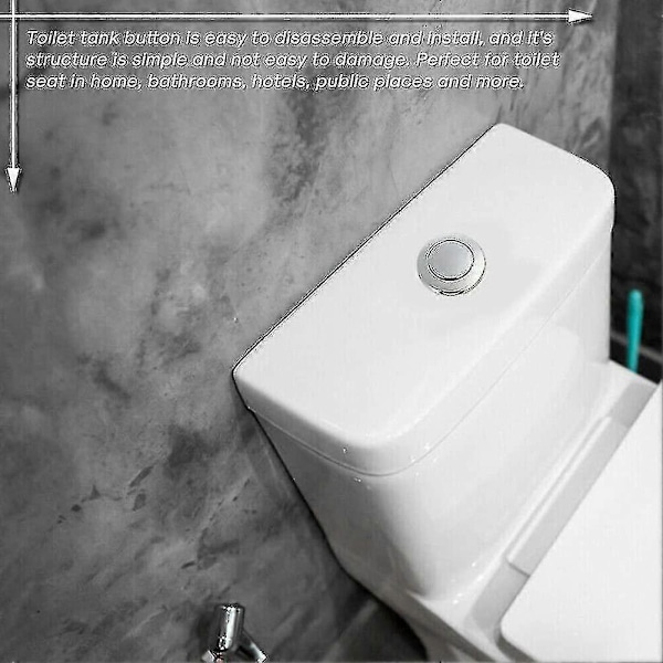 38 mm:n uppopainike kylpyhuoneeseen ja WC:hen, vettä säästävä laite - sopii WC-säiliöön - ZZY