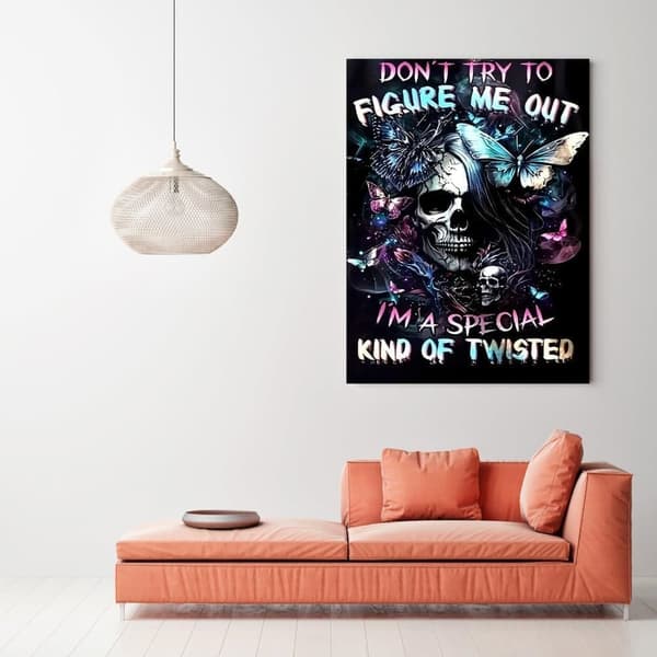 Moderne 30x40 cm 5D Diamantmaleri med Dødninghode-mønster for voksne[D]