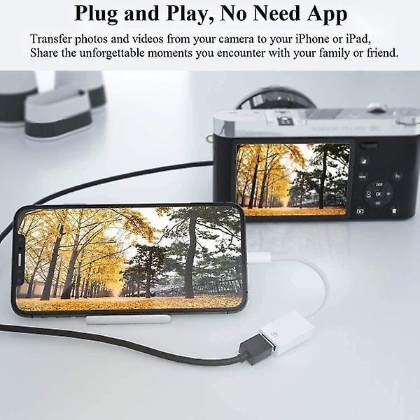 Lightning till USB-kameraadapter för iPhone