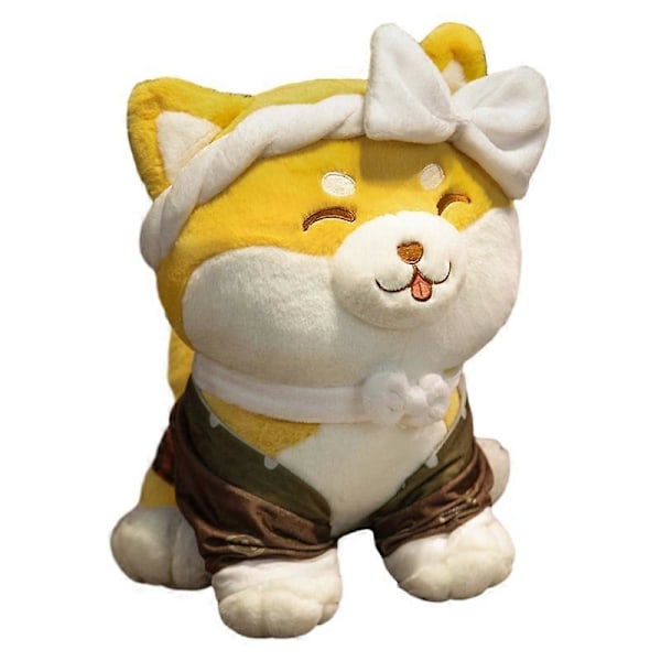 Genshin Impact Taroumaru Plysch Genshin Shiba Inu Plyschleksak Docka[D] A