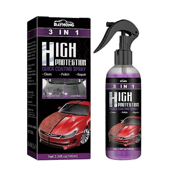 1-3KPL 100ml Auton Keraaminen Pinnoitesuihke 100ml Auto Nano Keraaminen Pinnoite Kiillotussuihke Vaha Korkea Suoja Auton Maalin Naarmujen Korjaus[D] 3PCS