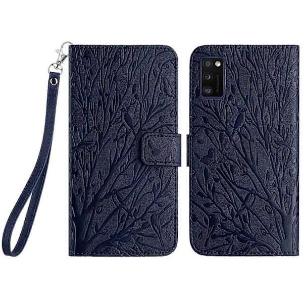 Plånboksfodral för Samsung Galaxy A41 (Global Version) - Skyddande Telefonfodral med Stativ Blue