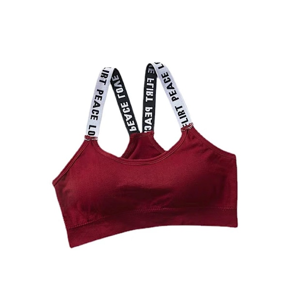 Kvinder Sexet Sports BH Toppe Til Gymnastik Top Fitness Yoga Kvinde Pad Sportstøj Vest Tanktoppe Sport Push Up Sports BH'er Undertøj(D) size,color black