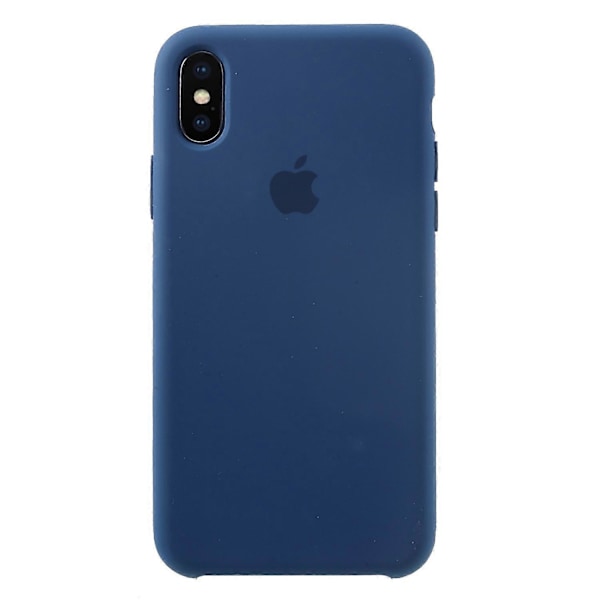 Silikondeksel for iPhone XS 5,8 tommer 1:1 skala, silkefint og solidt