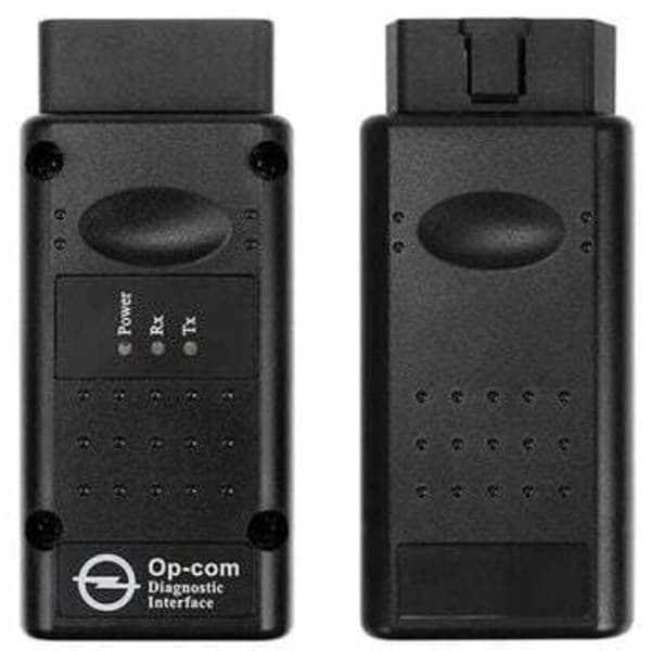 Interface diagnostisk tester, OPCOM 2012V CAN OBD2 Operator Firmware V1.99, USB, sort 0.5 kg