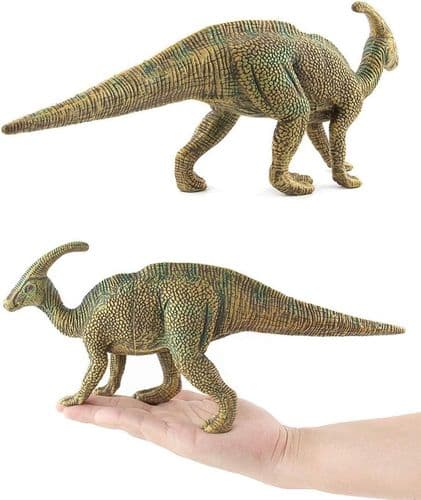Dinosaur Parasaurolophus-leker, stor statisk dinosaurmodell, for gutter, barn