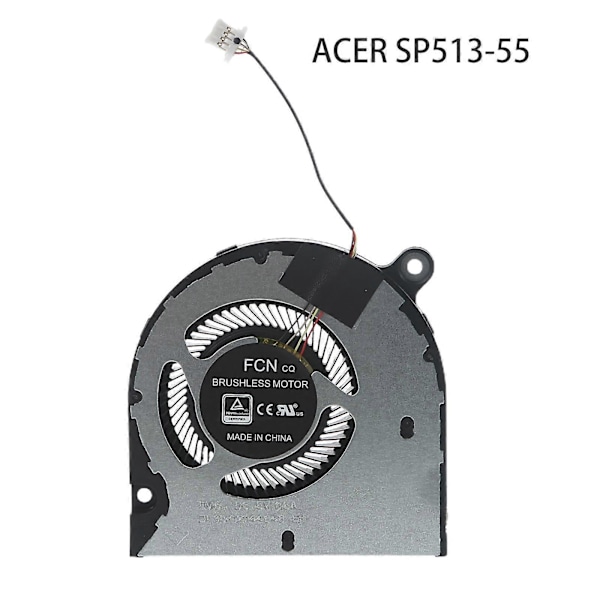 USB-drevet CPU-kølerblæser bærbar radiator til ACER SPIN5 SP513-55N SP513-52n[D]