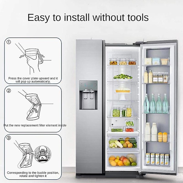 2 kpl LG LT1000P ADQ747935 Jääkaapin Vedenpuhdistin [kk]