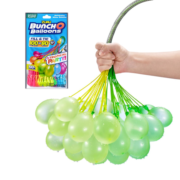 Bunch O Balloons Tropical Party 3-pack Vattenballonger[YJD] Multicolor multifärg