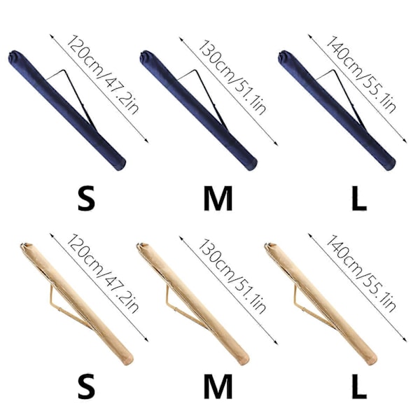 Fiskestang Etui Fiskestang Taske Fiskestang Bære Taske Udendørs Vandtæt Grej Opbevaring Taske Stang Bære Organiseringssystem Khaki[D] Khaki 140cm