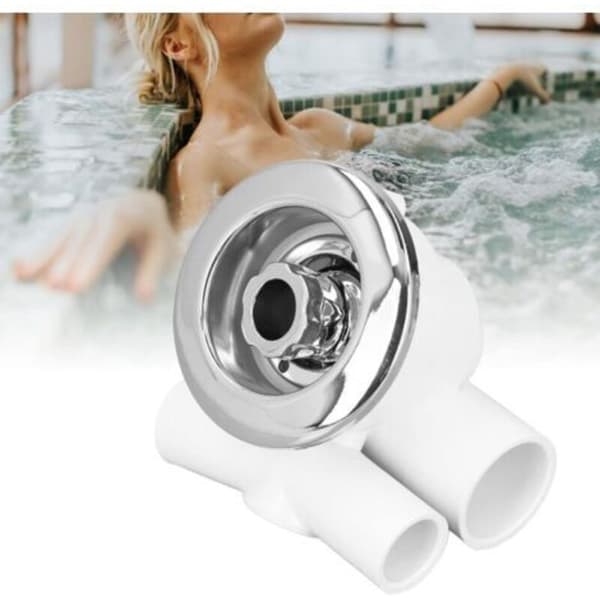 Bademassagedyse, glat dyse, korrosionsbestandig, sikker og elegant til spabade og pooltilbehør (D)
