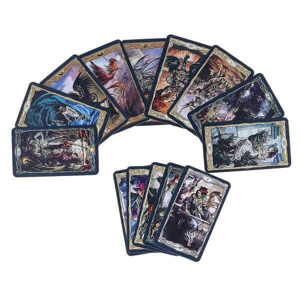 Divination Spillekort Tarotkort Coated Paper Underholdning Brætspil Engelsk Version[D]