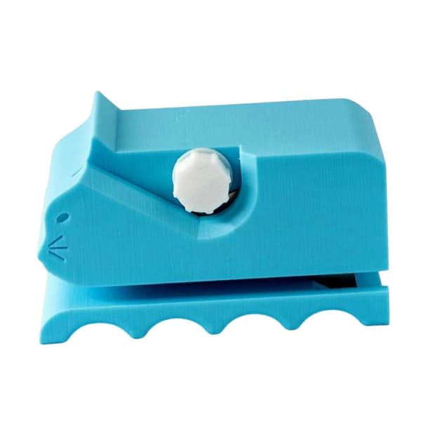 3D-printet pappskjæremaskin, universell og robust 3D-printet katteklorestativ [D] Blue 10cmx5.8cmx4.9cm
