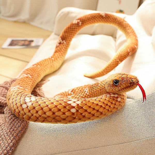 Jättimäinen Python Pehmolelu[D] yellow