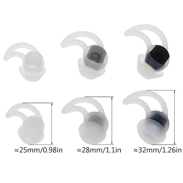 Öronkuddar, Öronkrok, Öronproppar för BOSE QC30/QC20 Hörlurar - Ljudisolering
