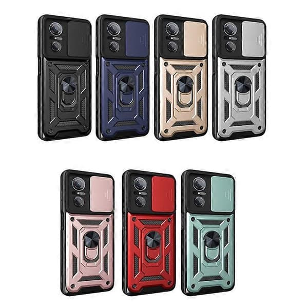 Slidbar kameradeksel i TPU + PC for Huawei nova 9 SE