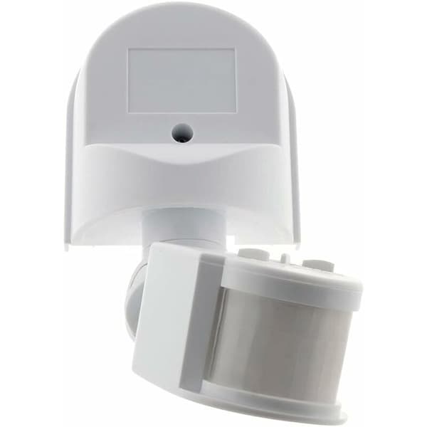 Vit rörelsedetektor - IP54 Noir 0.05