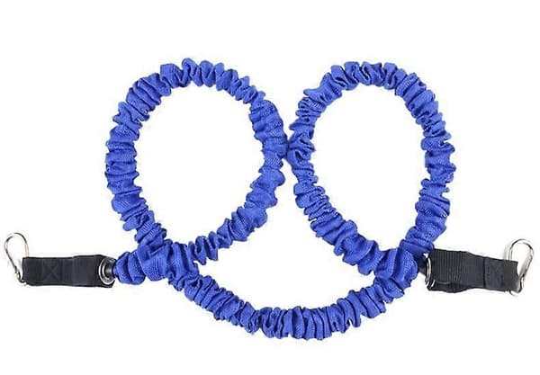 Motståndsband Träningsbälte System, Ben- och Glute Träning Träningsutrustning Bungee Cord (blå 15 lbs)[D]