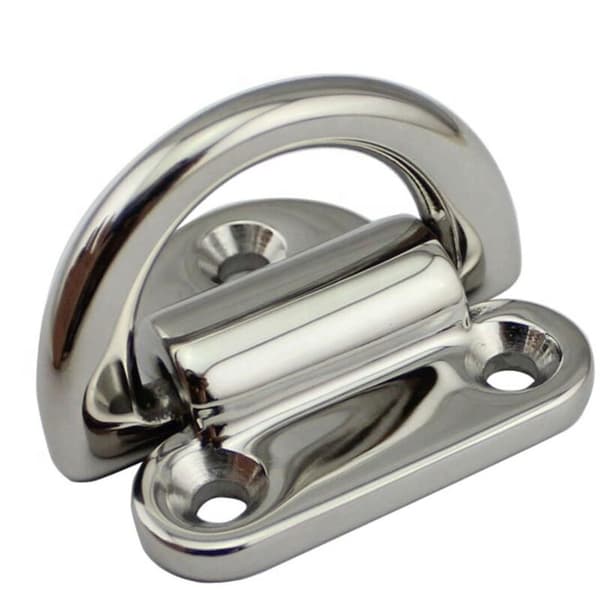 316 riggutrustning i rostfritt stål, 8 mm fällbar dyna, öljett, D-ring monteringsklämma, 1 stycke. Multicouleur Plastique