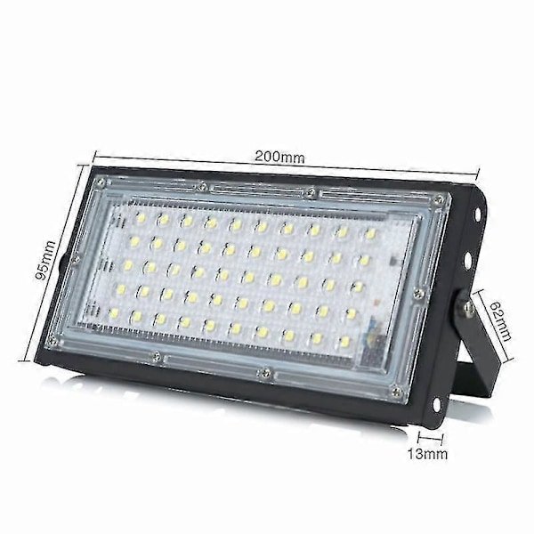 50w Ip65 Vandtæt Udendørs Led Projektør[D] Warm White